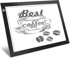 A4 Dimmable LED Artcraft Light Box Tracer Slim Light Pad Portable Tablet USB Pow