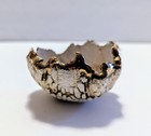 Small Decorative Ceramic Bowl With Irregular Gold Rim, from Iceland — photo 5