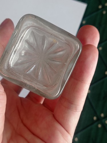 2x Vintage Bottiglia Farmacia Vetro Cristallo (NO Lalique Baccarat Daum Murano) - Foto 8 di 20