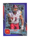2025 Bowman Chrome University Football Purple Refractor Darius Taylor #126