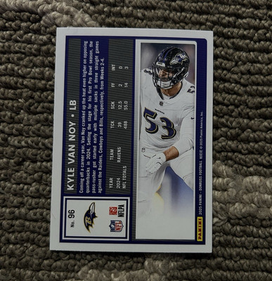 Panini 2025 Donruss Football Kyle Van Noy Ravens Base Set #96