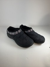 Merrell Encore Ice 4 Puff J004864 Womens Black Canvas Clog Flats Shoes excellent
