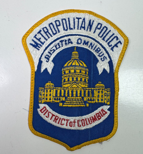 Washington DC Metropolitan Police District of Columbia Patch B6A