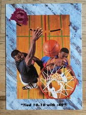 1991 Classic Four Sport French #202 Billy Owens/Larry Johnson Score Tied