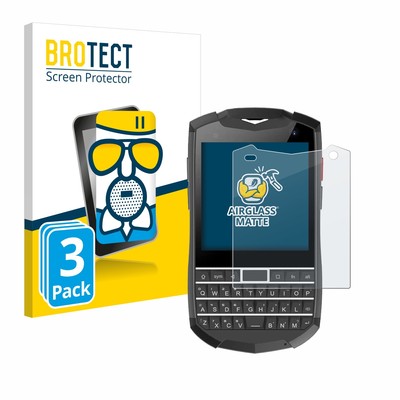 3x BROTECT Panzerfolie Schutzglas für Unihertz Titan Pocket matt Display