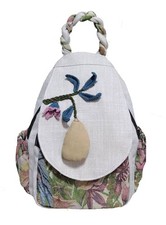 Small Canvas Backpack, Retro Boho Washed Hippie for Women Daily Commute Mang...