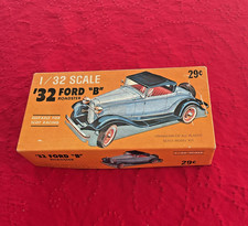 Vintage Palmer Plastics 32 Ford Roadster B Model Kit 246 Unassembled