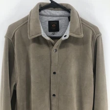 Copper & Oak Men's Side Pocket Comfort Stretch Jacket, Tan XL EXTRA LG Soft Feel