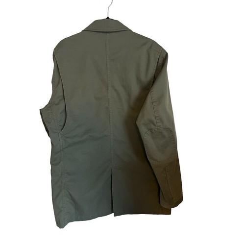 Duluth Trading Co Men's Military Blazer Jacket Green LT Big & Tall - Picture 7 of 13