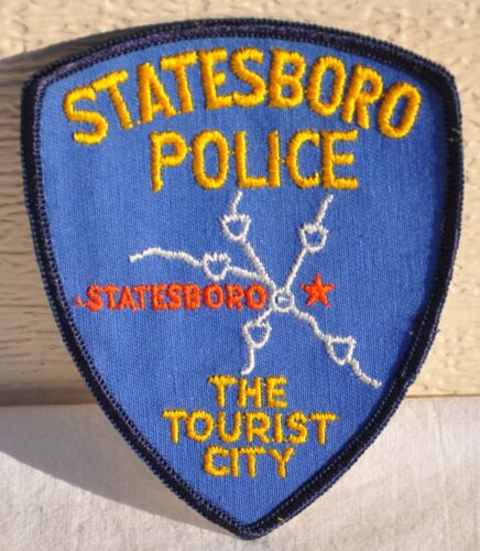 Vintage Statesboro Georgia Police Department The Tourist City Patch Old