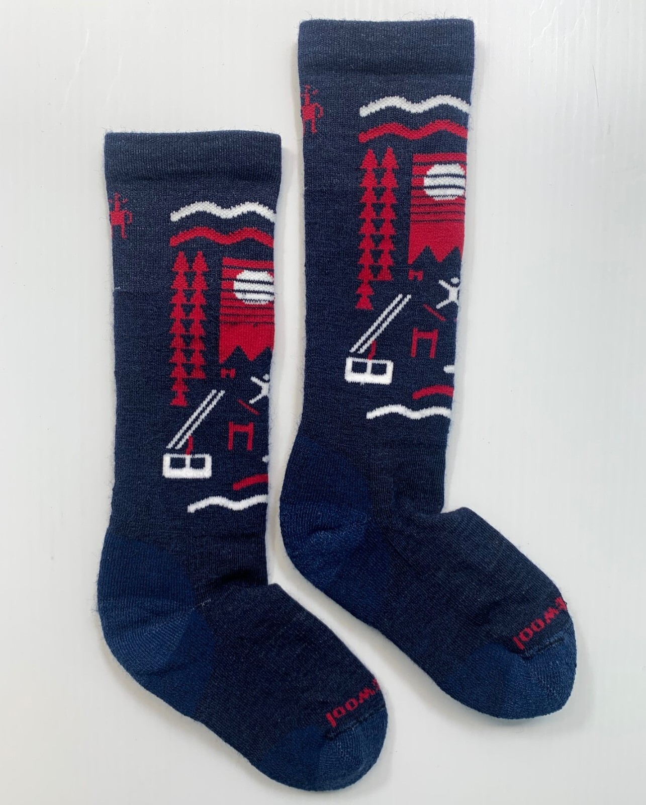 One Piece Socks Kids' Warm Hiking Socks SH100 Mid Pairs Ropa De