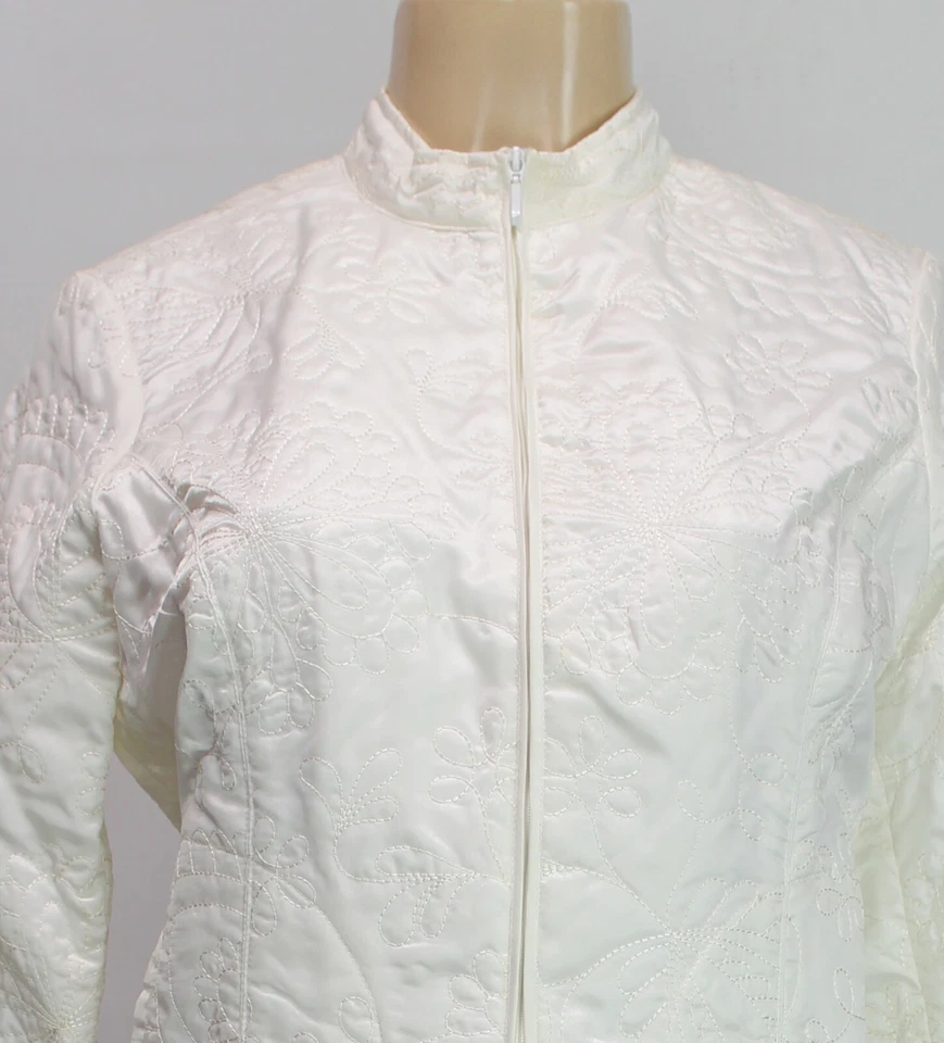 Ruby RD Women's Jacket Long Sleeve Ivory Petite Size 10P - Image 2 of 4