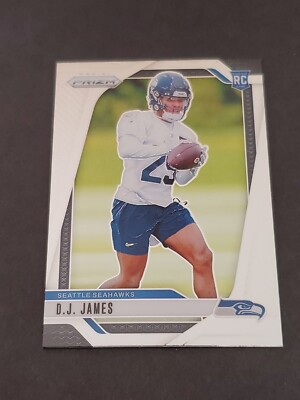 D.J. James 2024 Panini Prizm RC Rookie #322 Seattle Seahawks