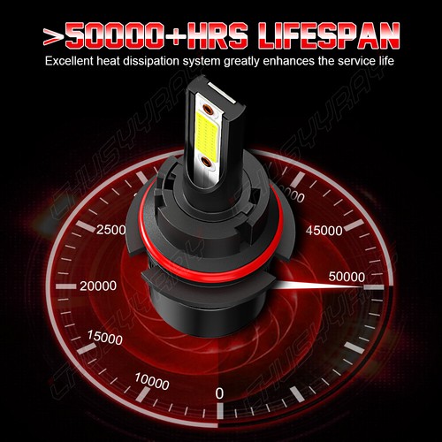 For Dodge Durango 2001-2003 4X 6000K LED Headlight Hi/Lo Beam + Fog Light Bulbs - Picture 10 of 20