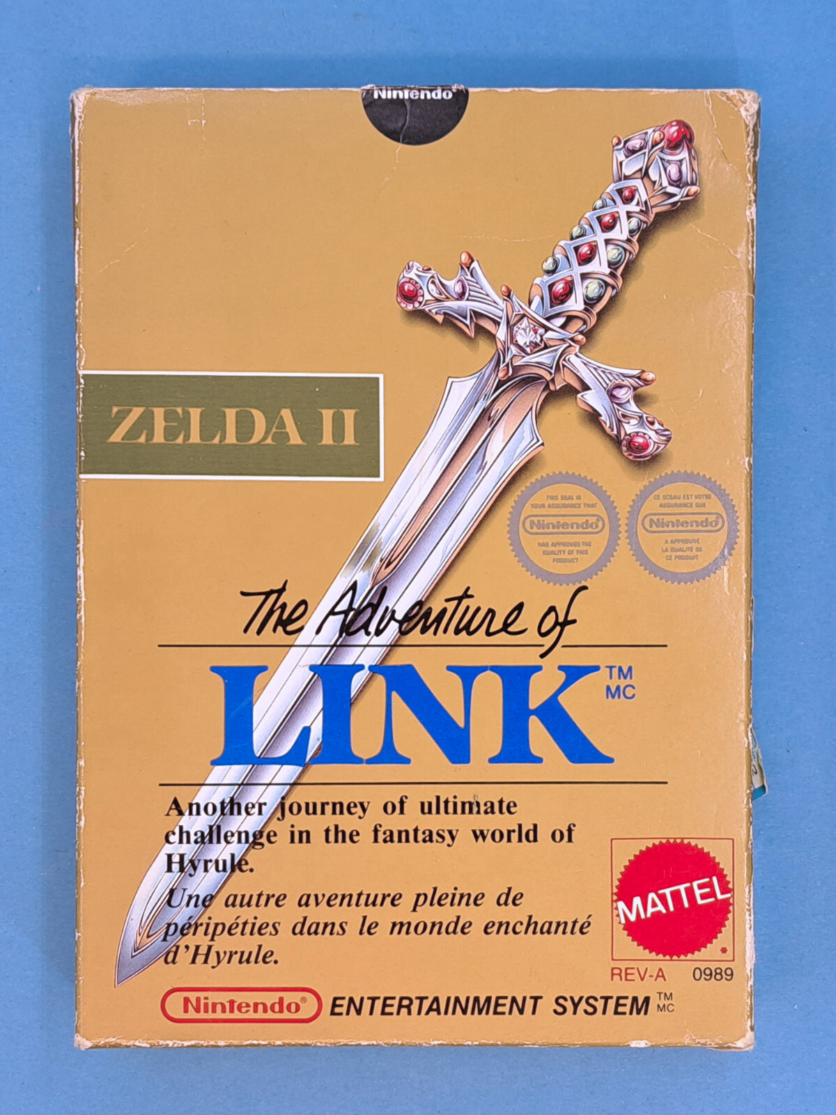 MATTEL CANADA Zelda II NES The Adventure of Link Complete with box eBay