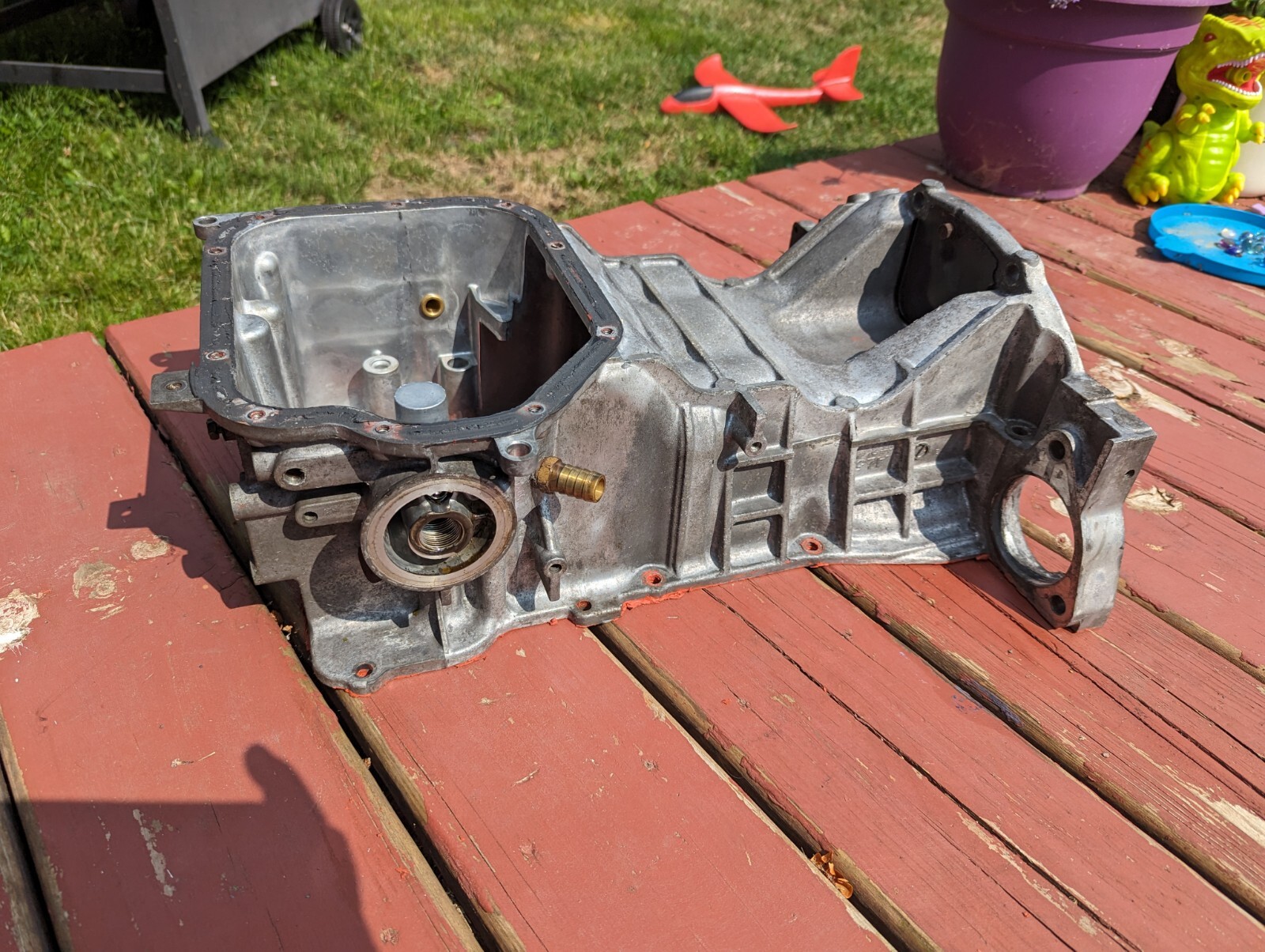 0306 Nissan 350z 0307 G35 VQ35DE Upper Oil Pan OEM eBay