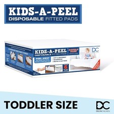 NEW Delta Kids-A-Peel TODDLER Mattress Bedwetting Disposable Fitted Pads 6 Pack