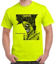 THE CRAMPS Bad Music For Bad People T-Shirt Punk - Psychobilly Poison Ivy S-XXL