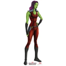 GAMORA Animated Guardians of the Galaxy CARDBOARD CUTOUT Standup Standee F/S