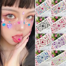 Body Face Gems Stick on Jewels Festival 3D Glitter Crystals Rhinestones Sticke  