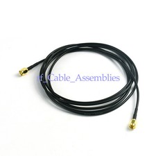 SMA male to SMA plug male adapter WiFi Extension Cable Pigtail RG174 5m 16.4ft