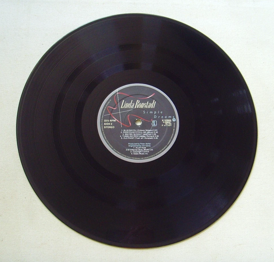 Linda Ronstadt - Simple Dreams - 1977 ASYLUM (VG+/VG+) - Image 4 of 4