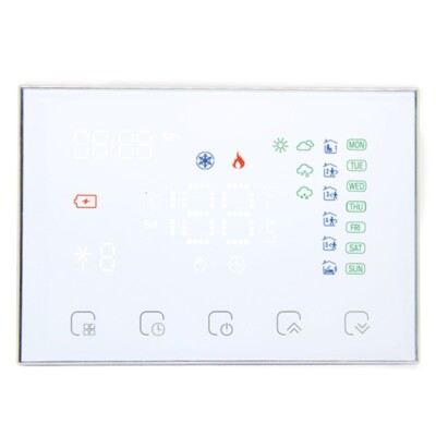 WiFi-Thermostat Beca Battery BHT-8000RF-GCW steuert Boiler Alexa und Google