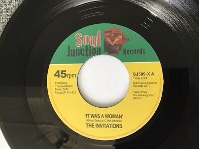 The Invitations - It Was A Woman / Heavenly Love ( Vocal) - Mint