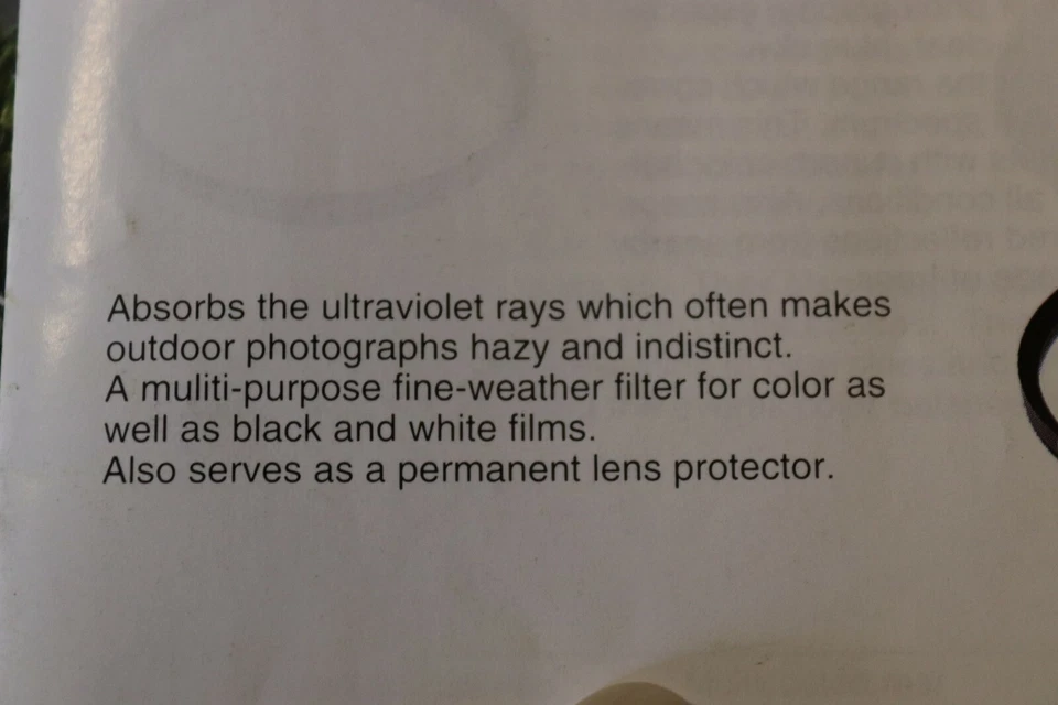 2Pc Set NEW KALT 55mm Multi Coated UV Haze/Skylight FILTER 55mm Ultra Violet/Sky - Image 4 of 4