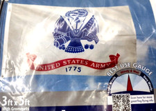 United States Army 3 x 5 ft Flag Military Banner Printed Made in USA Betsy Flags