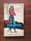 DEVIL IN DUNGAREES - Albert Conroy - THRILLER - DISGRUNTLED COP PLANS BANK HEIST