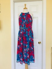 NINE WEST floral dress size 10