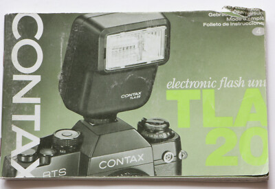 Contax Blitz TLA20  Original-Anleitung  Instructions  für Contax