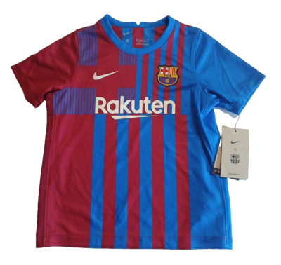 Nike FC Barcelona Home Kit 21/22 for Kids - Size Small. WS04
