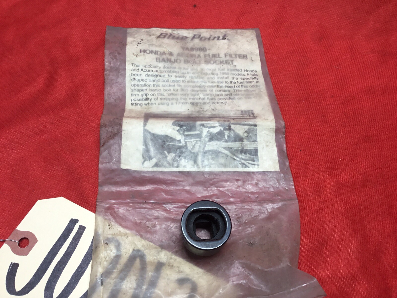 BLUEPOINT HONDA & ACURA FUEL FILTER BANJO BOLT SOCKET YA8980 eBay