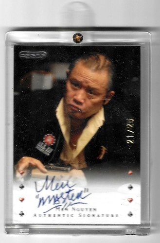Men Nguyen Authentic Signature Razor Trading Poker Card In Hard Case #21/25 - Bild 4 von 4