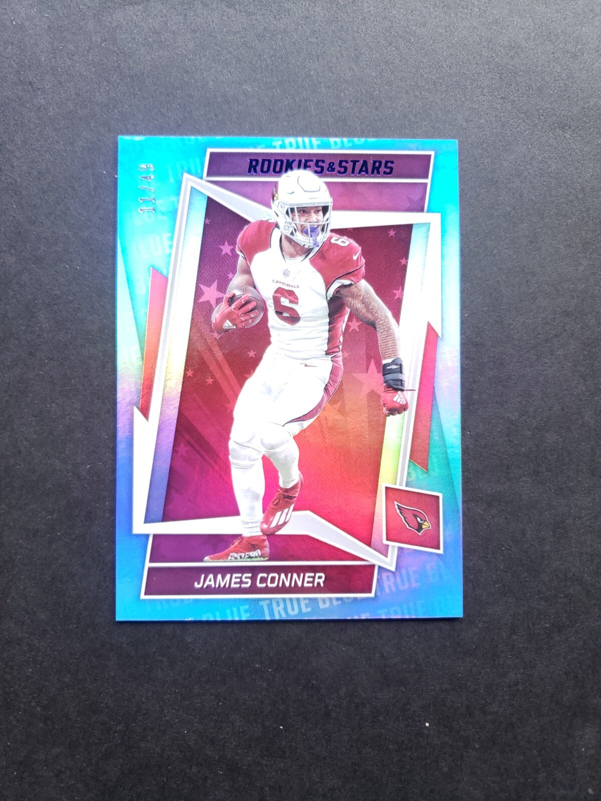 2022 Rookies And Stars James Conner /49 True Blue #4 Cardinals