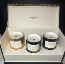 Dior Privee 30 Montaigne Ambre Nuit Jardin D’Orangers Candle Box Set 3 x 85g
