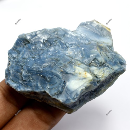 Piedra preciosa suelta azul CERTIFICADA 337,95 quilates natural ópalo tierra áspera extraída tamaño enorme - Imagen 4 de 12