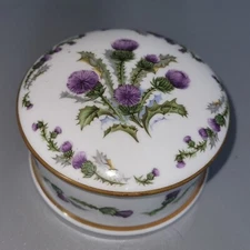 Andrews Pottery Thistle Trinket Box