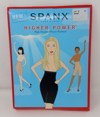 Spanx Barest Higher Power High Waisted Power Panties Sara Blakely Plus Sz G New