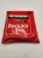 Vintage 1985 No Nonsense Regular Panty hose, 009 Tan Size B New Nos