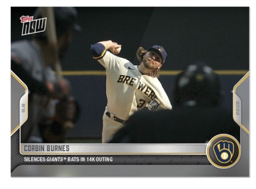 2022 Topps Now 864 Corbin Burnes