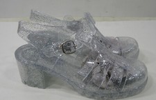 NEW Clear round toe Summer Beach Retro Jellies Jelly girl Size 4