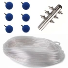Pond Airline Accessory Kit, Water Garden Koi Pond Airstones, Air Hose & Manifold