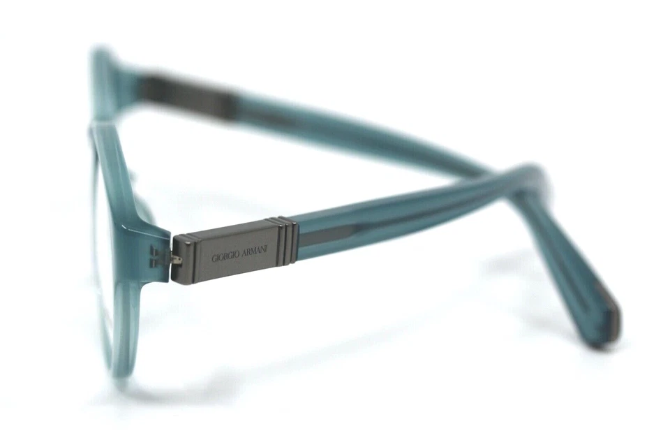 Giorgio Armani AR7002-F 5034 浅青色半透明眼镜 全新 正品 50 — 第 3/4 张图片
