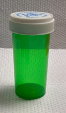 Lot of 25 NEW 40 Dram Plastic Pill Jars Bottles Reversable Caps