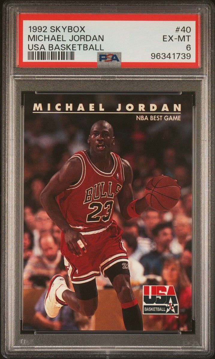 1992 SKYBOX USA BASKETBALL #40 MICHAEL JORDAN PSA 6 | eBay