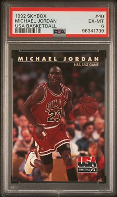 1992 SKYBOX MICHAEL JORDAN PSA8 ジョーダン 1992 SKYBOX USA BASKETBALL #40 MICHAEL JORDAN PSA 6 | eBay