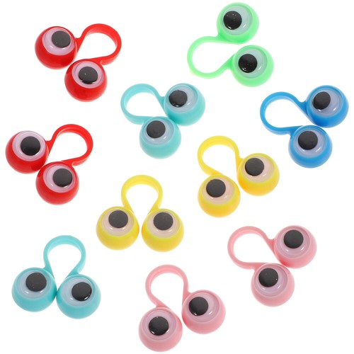 Wiggly Eyeball Finger Puppet Eye Rings Puppet Wiggly Eye Puppets Party Favors - Picture 3 of 12